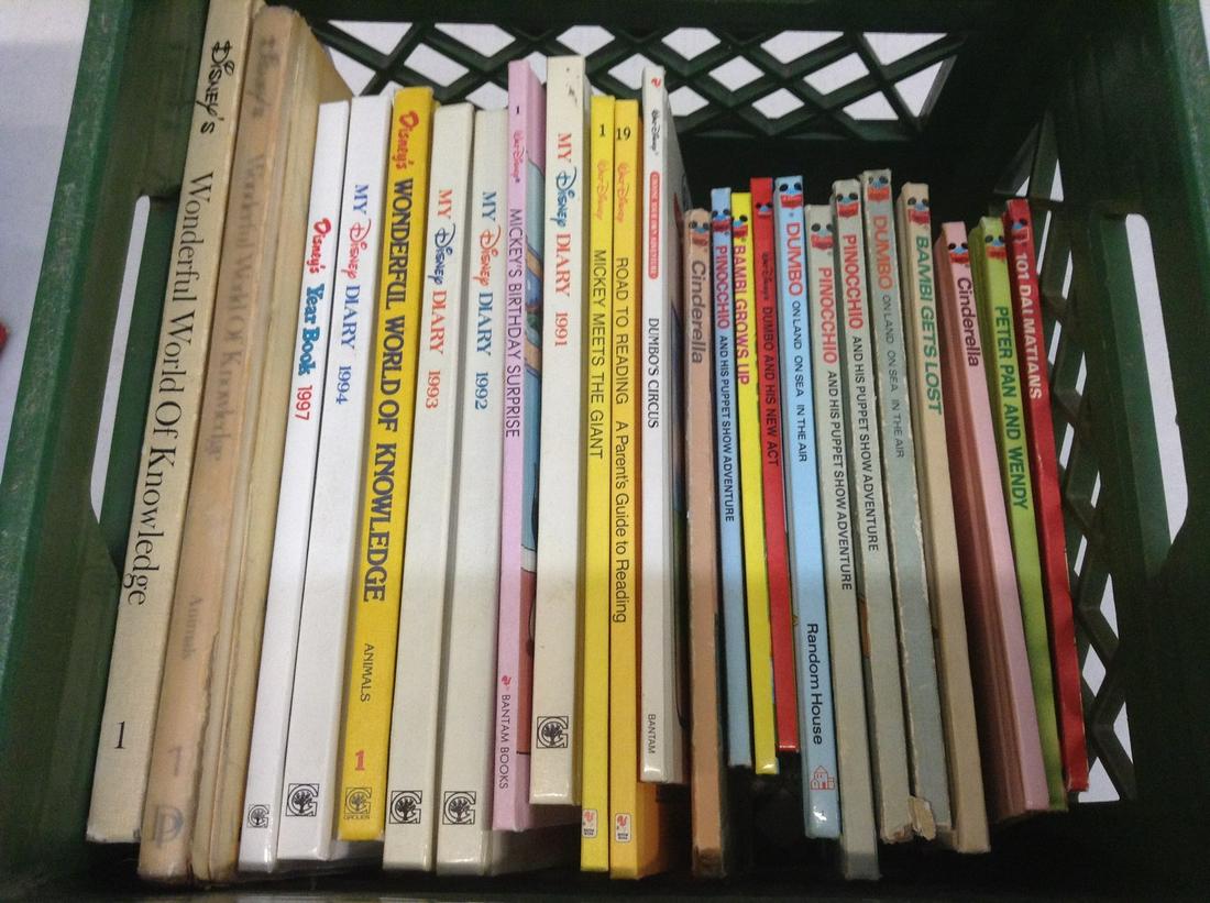 Crate of Vintage Disney Books: Crate of Vintage Disney Books