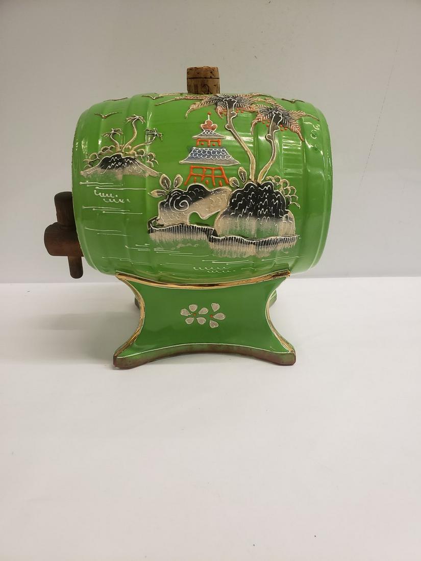 Hand painted Japan made mini keg (1 of 1)