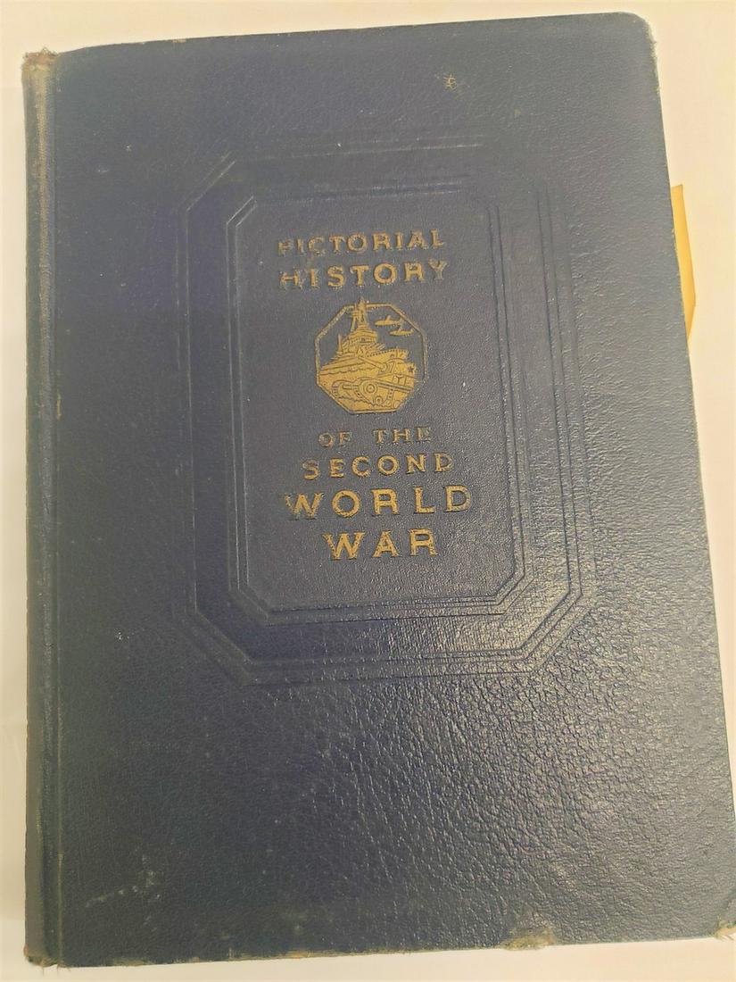1944 Pictorial History of the Second World War book (1 of 1)