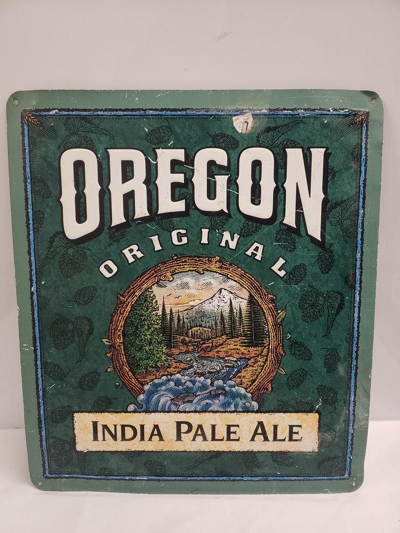 Oregon Original India Pale Ale tin sign (1 of 1)