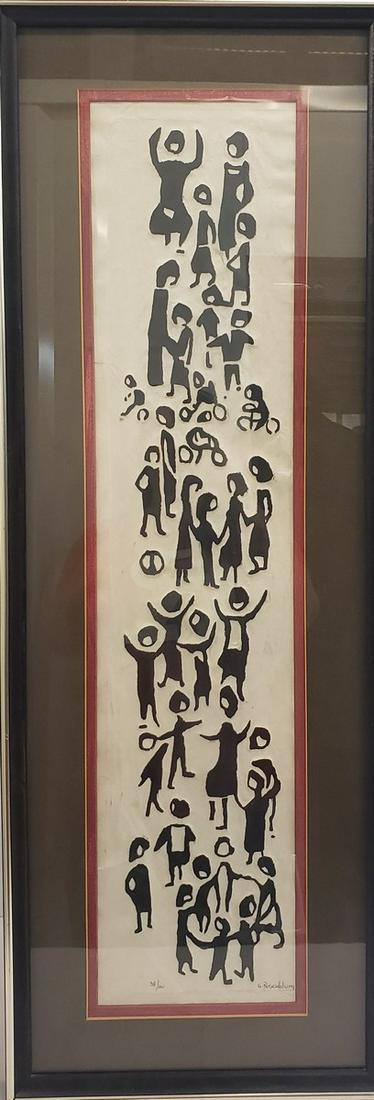 Signed/Numbered framed artwork by S. Rosenblum- picture (1 of 1)