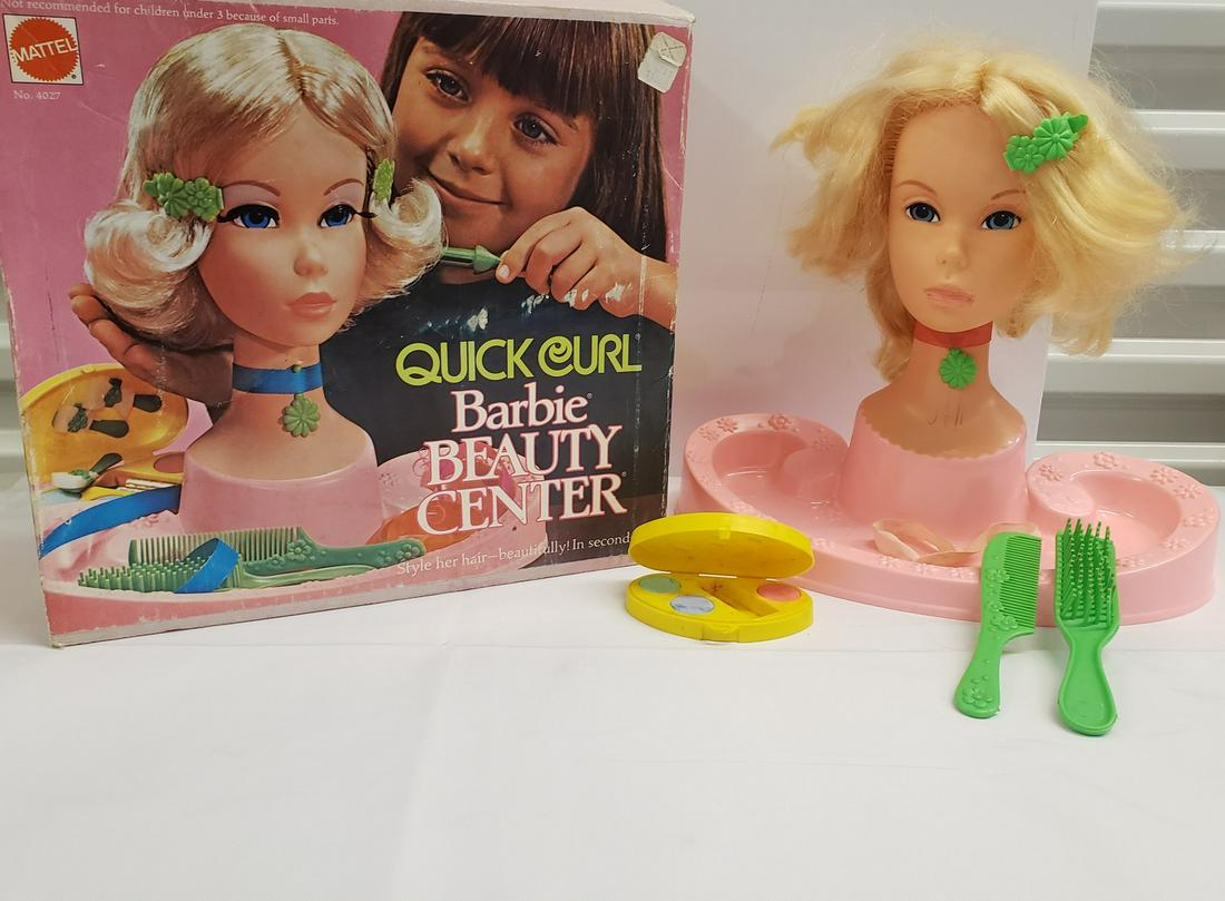 Vintage Barbie Mattel 1970's quick curl beaty center (1 of 1)