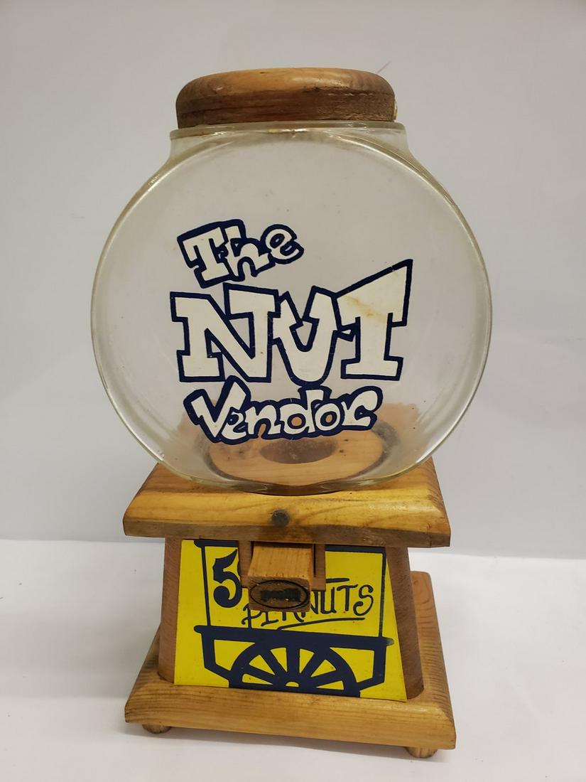 The Nut Vendor glass globe peanut machine on wooden (1 of 1)