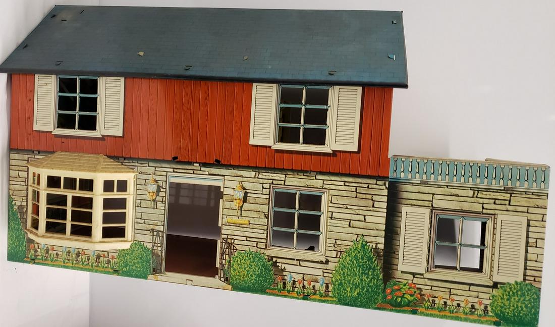 Rare retro Marx Sears 1962 #4073 Colonial Mansion with (1 of 1)