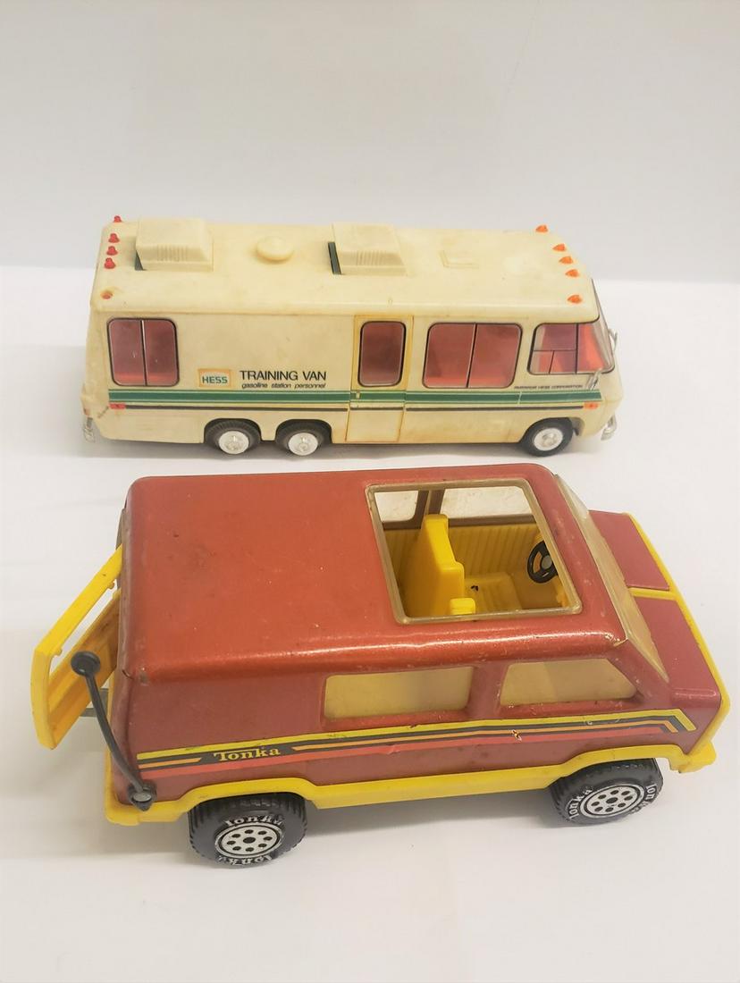 Hess Training Van and vintage Tonka van (1 of 1)
