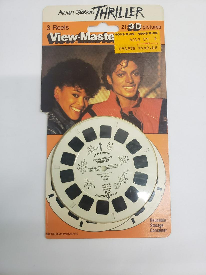 Michael Jackson's Thriller view-master reels -unopened (1 of 1)