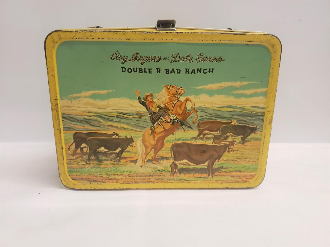 Vintage Roy Rogers Dale Evans Doble R Bar Ranch metal (1 of 1)