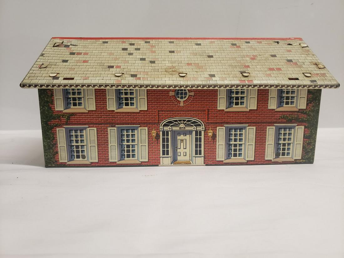 Vintage Marx tin 1859 Civil War Brick mansion house (1 of 1)