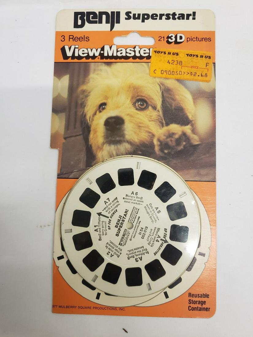 Benji Superstar View-master reels - unopened new in (1 of 1)