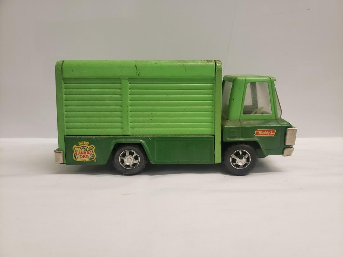 Rare 1970's Buddy L 9" pressed steel Canada Dry Soda: Rare 1970's Buddy L 9" pressed steel Canada Dry Soda Truck