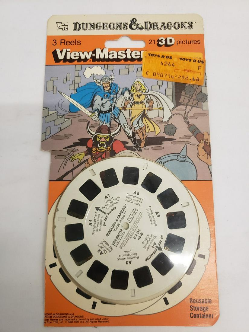 Dungeons & Dragons View-Master reels - unopened new in (1 of 1)