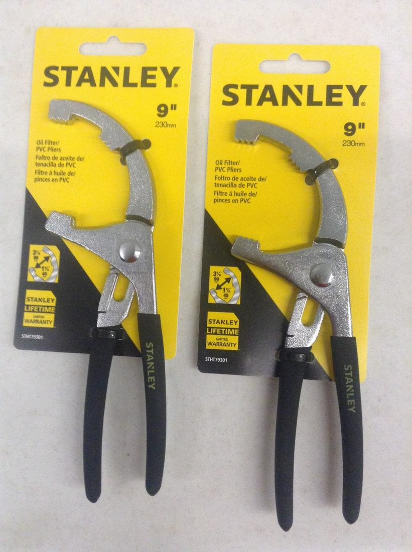 Two Stanley Oil Filter PVC Pliers (1 of 1)