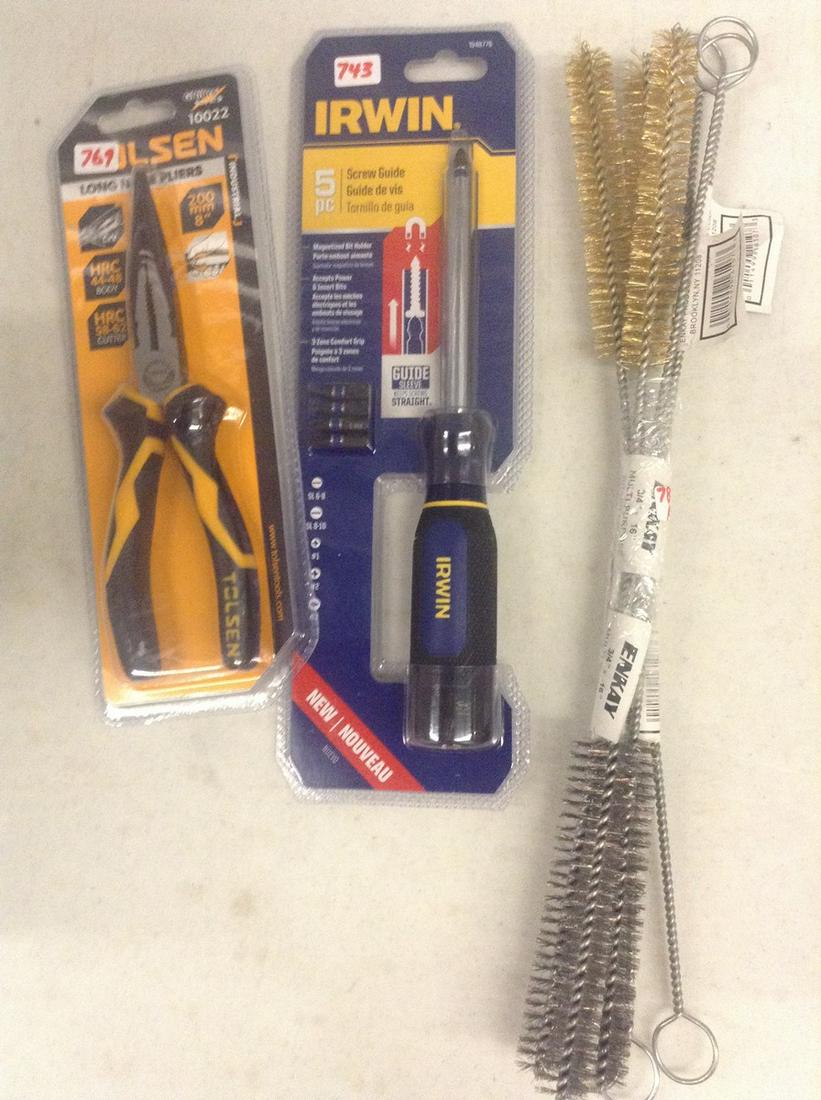 Irwin Screwdriver, Olsen Pliers, and Pipeeee Cleaners (1 of 1)