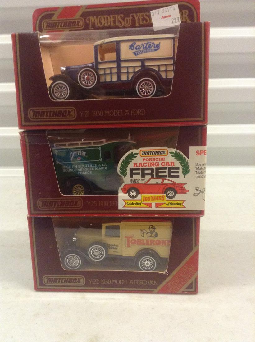 Lot of Three Models of Yesteryear Diecast Cars (1 of 1)