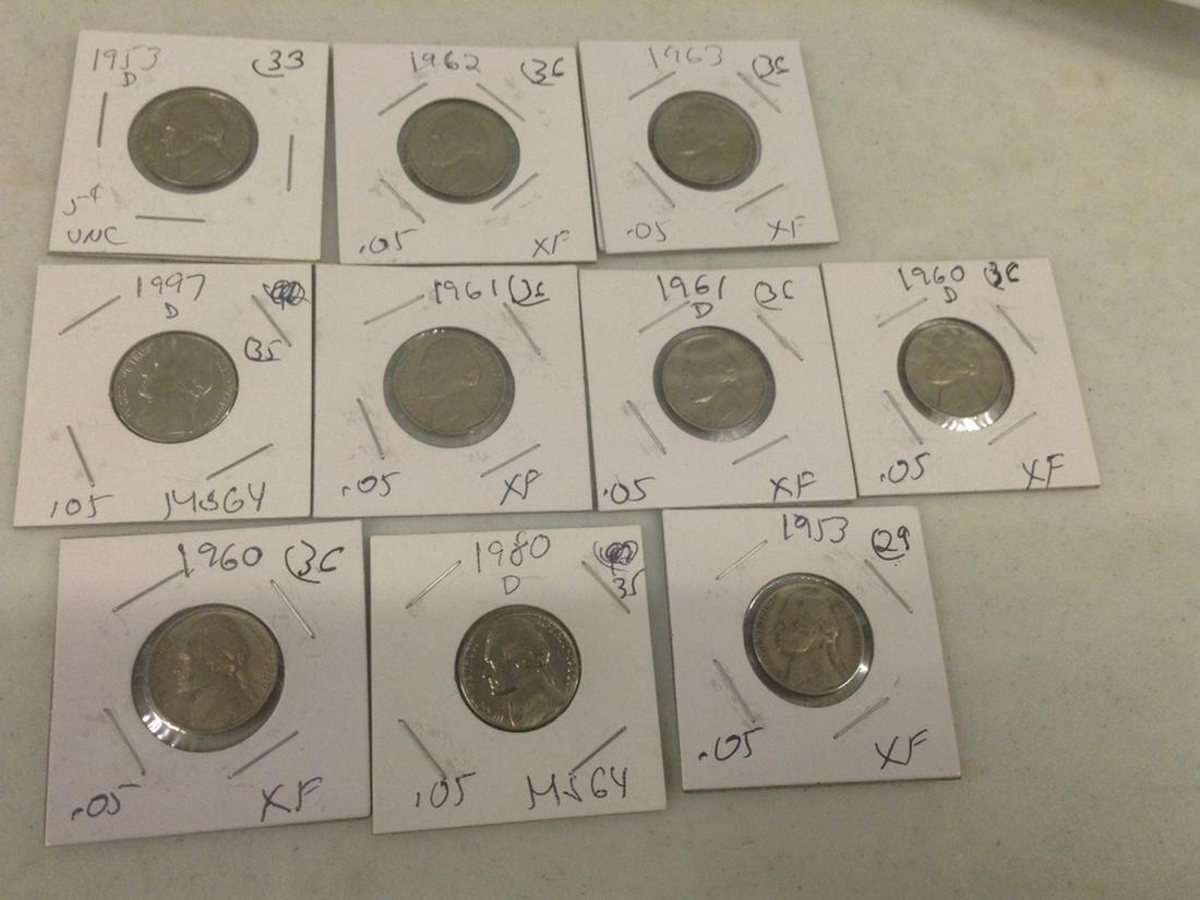 Lot of Uncirculated Jefferson Nickels (1 of 1)