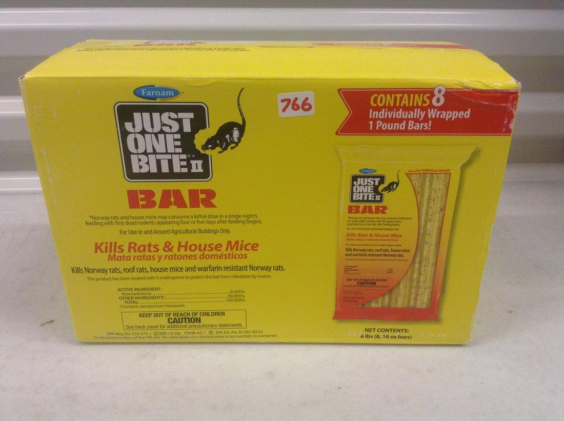 Just One Bite Farnam Rat Killer 8 Bars in Box: Just One Bite Farnam Rat Killer 8 Bars in Box