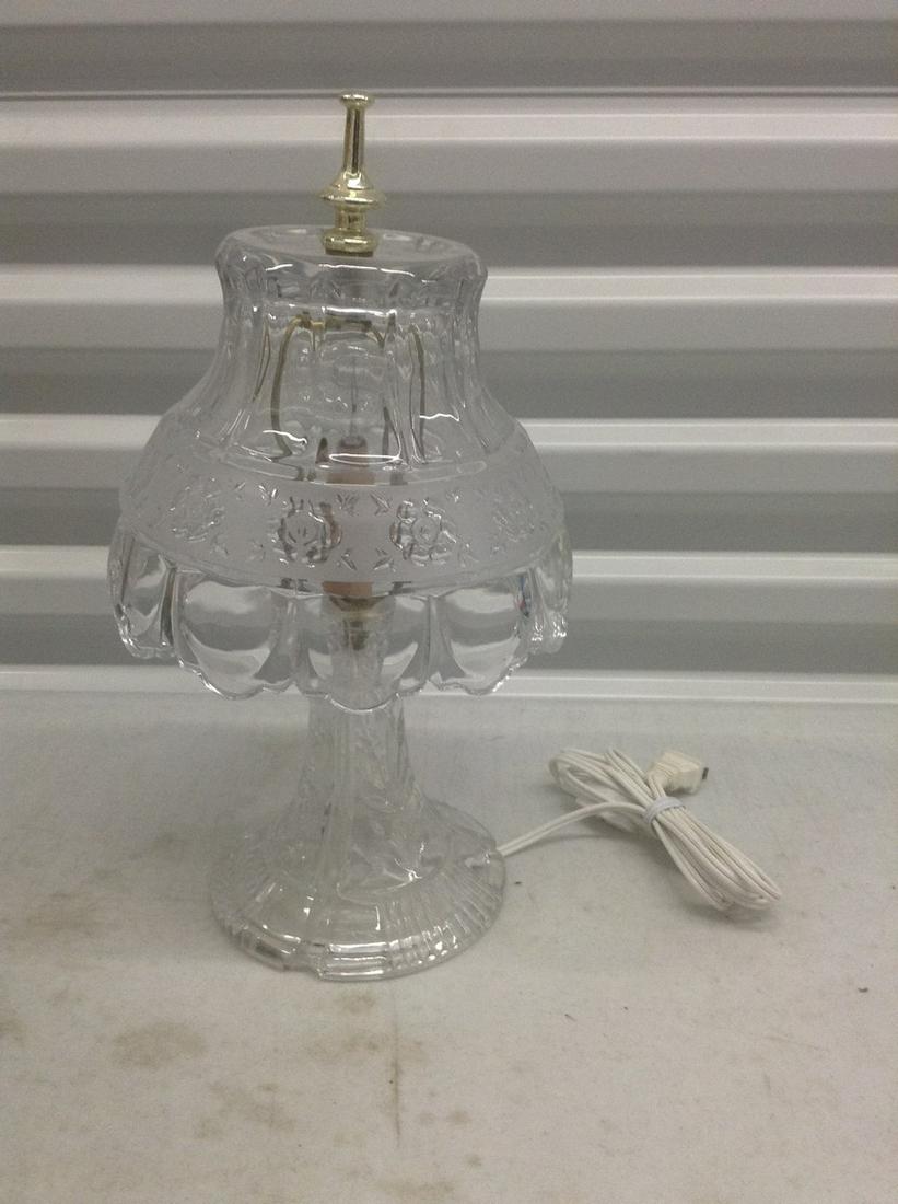 Anna Hutte Bleikristall Crystal Lamp 13.5" tall (1 of 1)