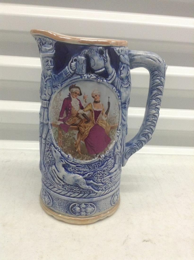 KW Ceramic Pitcher Stein 8.5" tall (1 of 1)