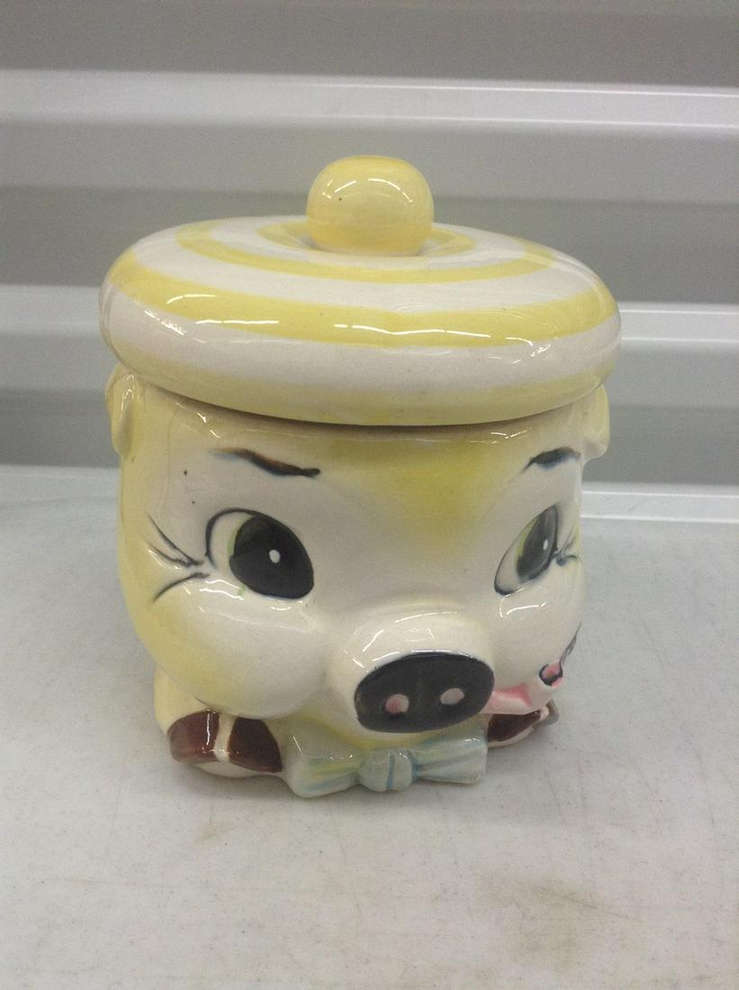 Made in Japan Pig Cookie Jar 6.5" tall: Made in Japan Pig Cookie Jar 6.5" tall