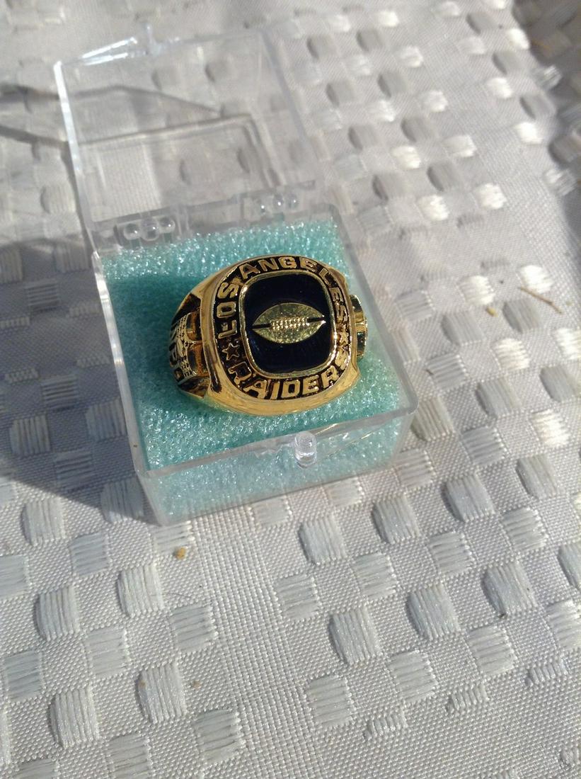 NFL Raiders Football Ring Replica (1 of 1)