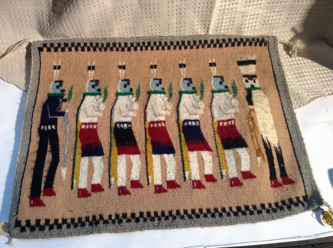 Navajo Woven Fred Harvey: 19 x 26