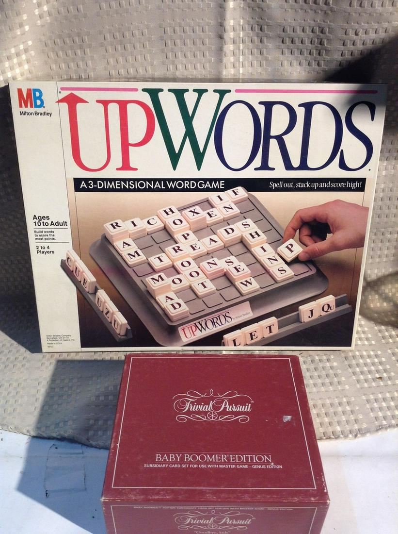 Up Words and Trivial Pursuit in boxes: Unknown if complete