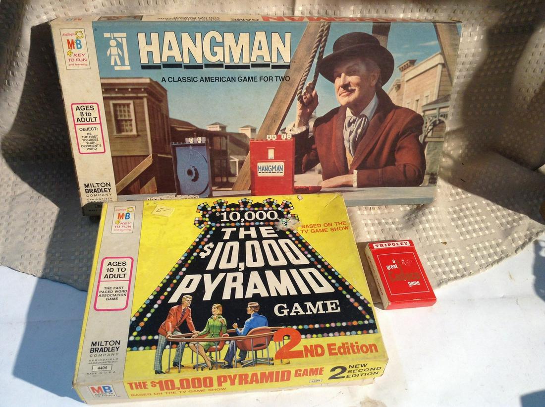 Hangman, The $10,000 Pyramid Game, and Card Game: Unknown if complete