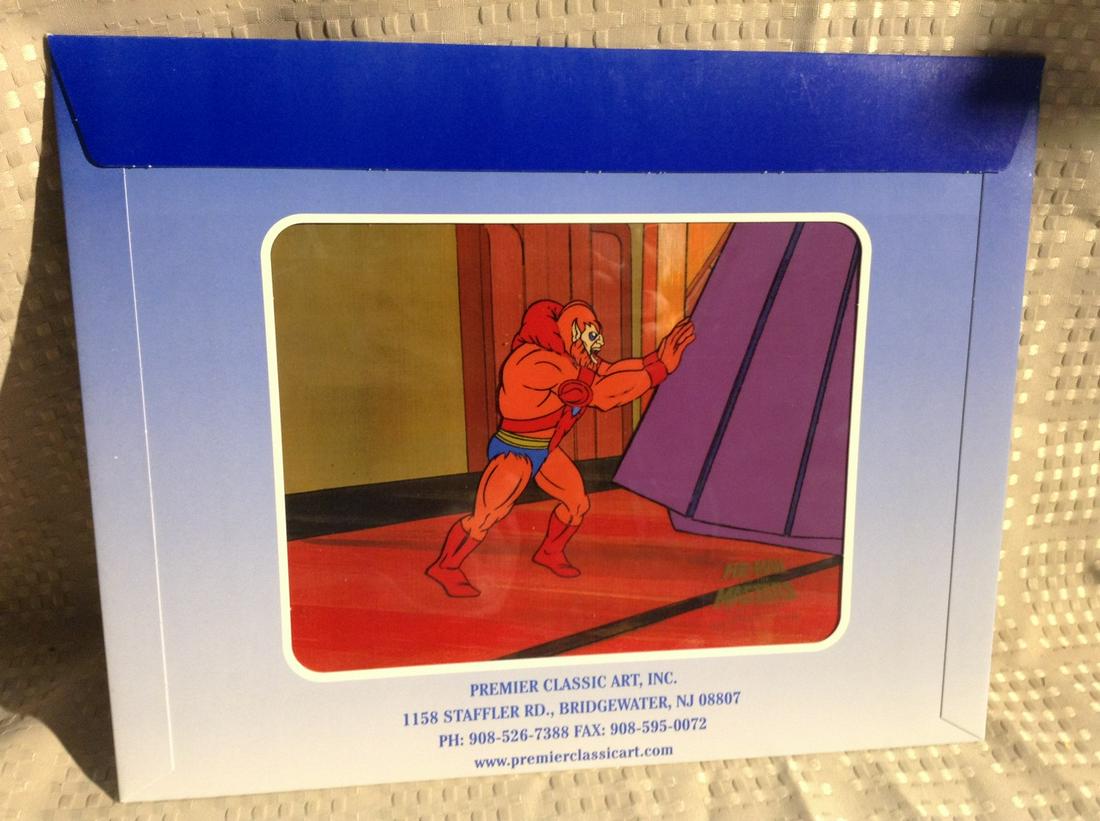 Original Hand Painted Production Cel including COA and (1 of 1)