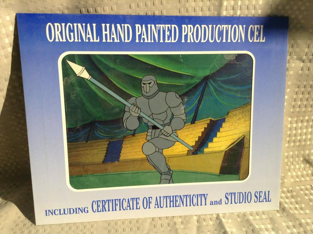 Original Hand Painted Production Cel including COA and (1 of 1)