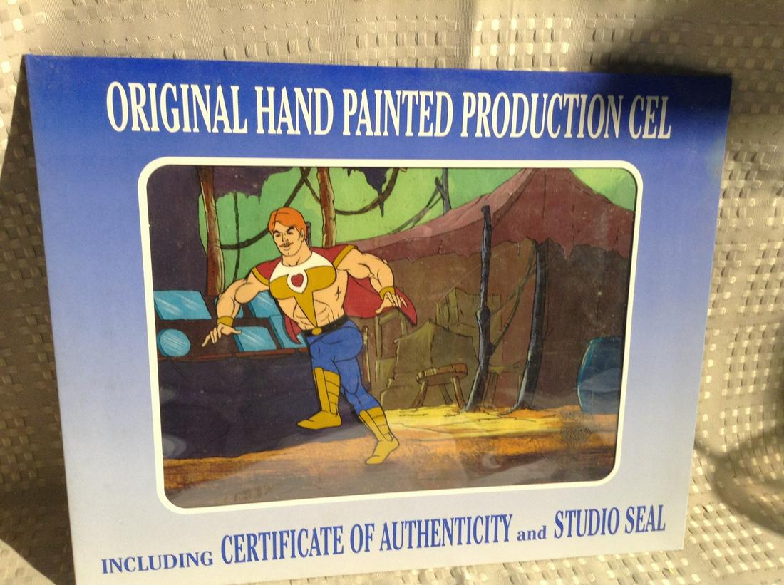 Original Hand Painted Production Cel including COA and (1 of 1)