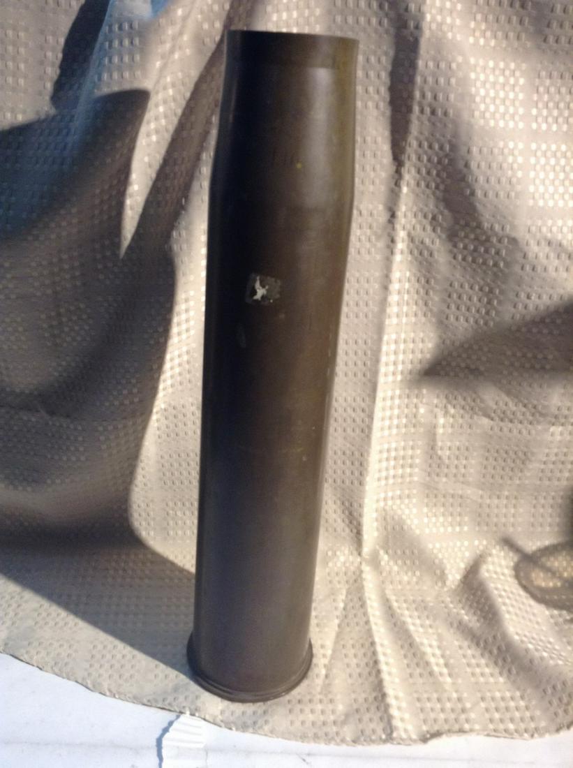 90mm-M19 Brass Artillery Shell 1953 (1 of 1)