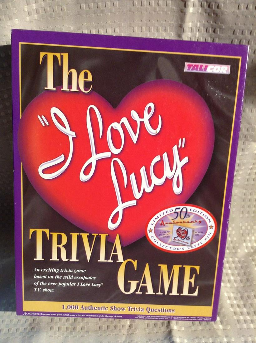 Talicor The "I Love Lucy" Trivia Game in Box (1 of 1)