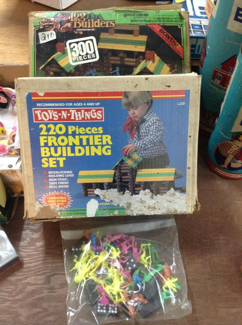 300 Piece Log Builders, 220 Piece Frontier Building (1 of 1)