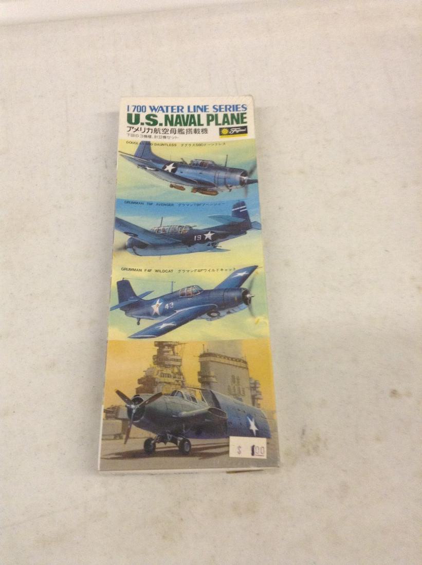 US Naval Plane Model sealed (1 of 1)