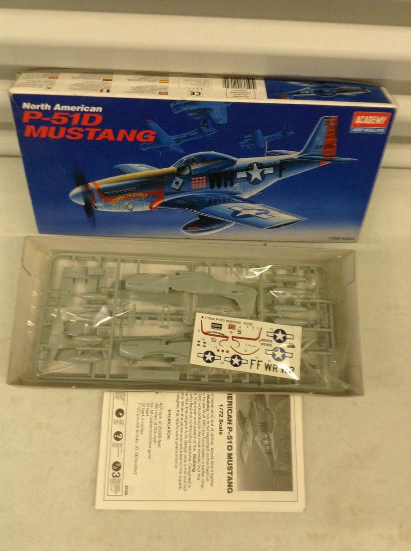 North American P-51D Mustang model complete (1 of 1)