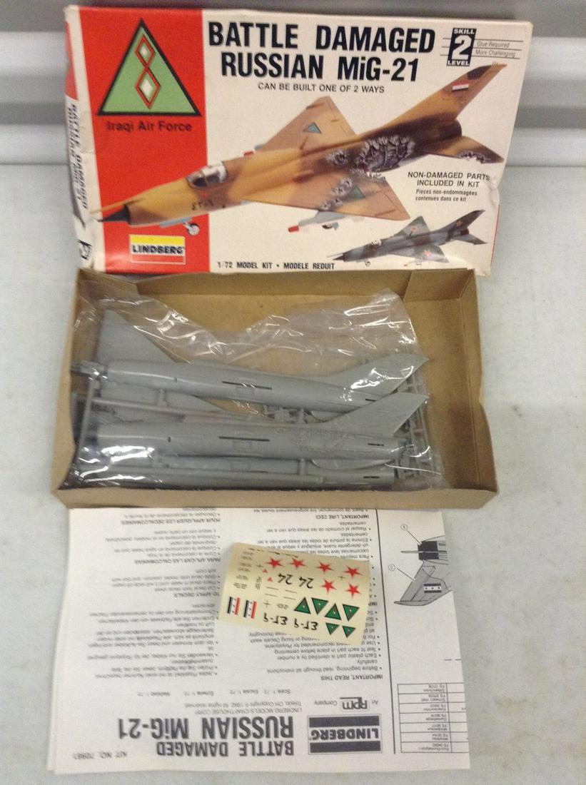 Battle Damaged russian MiG-21 model complete (1 of 1)