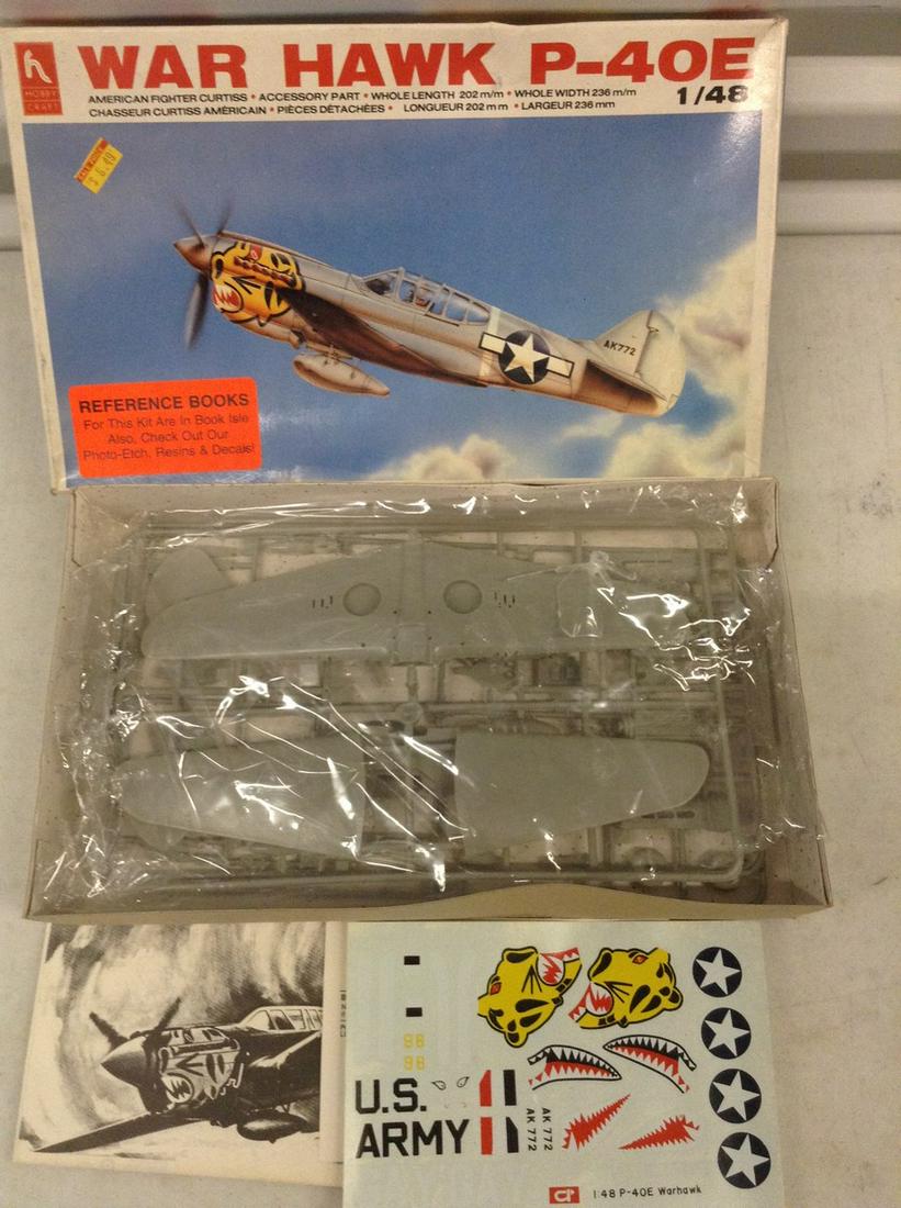 War Hawk P-40E model complete (1 of 1)