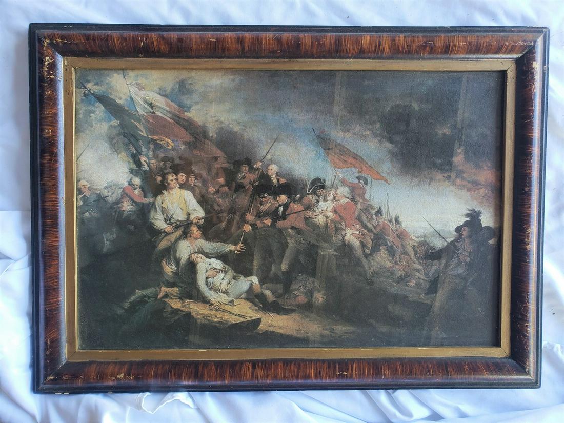 John Trumball The Death of General Warren at the Battle: John Trumball The Death of General Warren at the Battle of Bunker's Hill, 17 June, 1775 Artwork 21x15