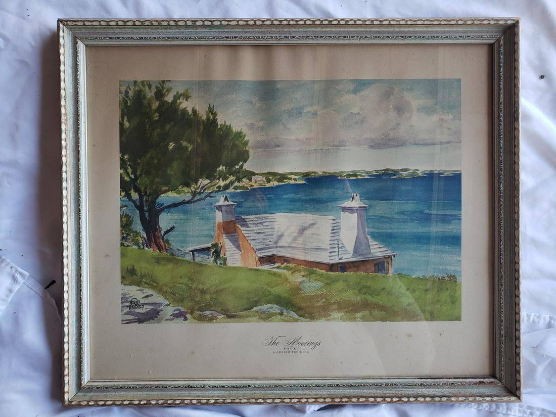 The Mornings Paget by Adolph Treidler framed print (1 of 1)