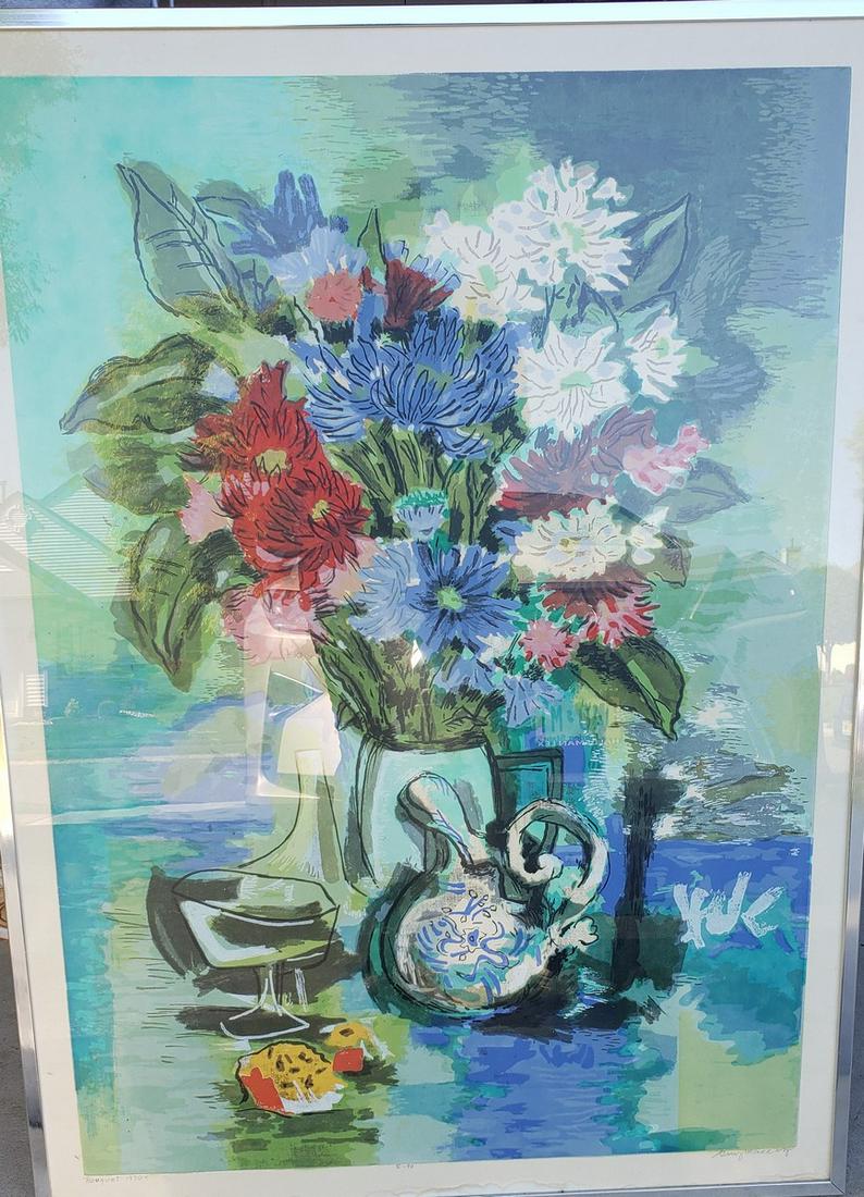Maccoy signed watercolor Artwork titled Bouquet 1970 (1 of 1)