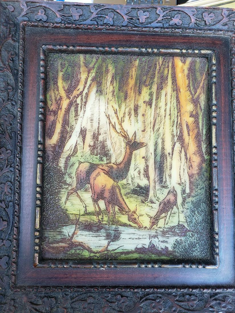 Vintage Artini engraved 4D dimensional framed artwork (1 of 1)