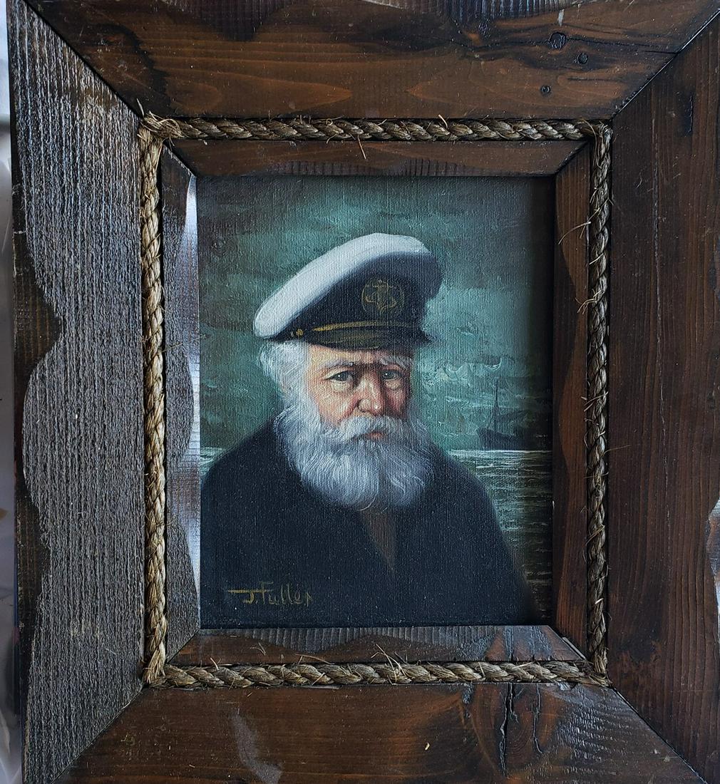 J. Fuller captain framed artwork 14x16 (1 of 1)