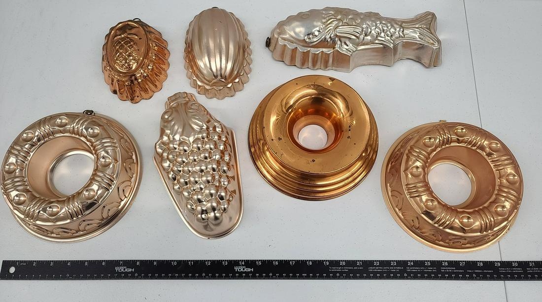 Vintage Copper & Metal Molds (1 of 1)