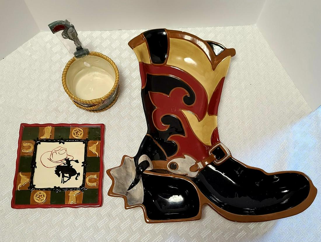 Ceramic Western Serving Items (1 of 1)
