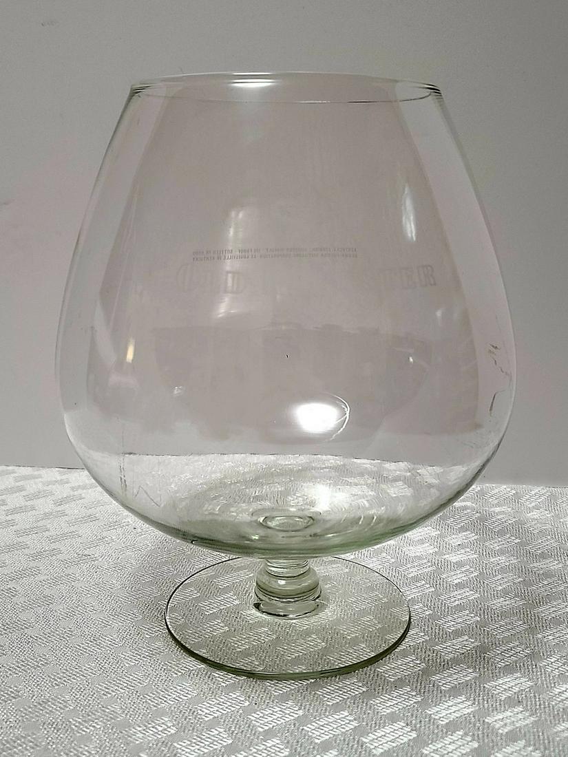 Vtg Old Forester Whiskey Large Glass 10x8 (1 of 1)