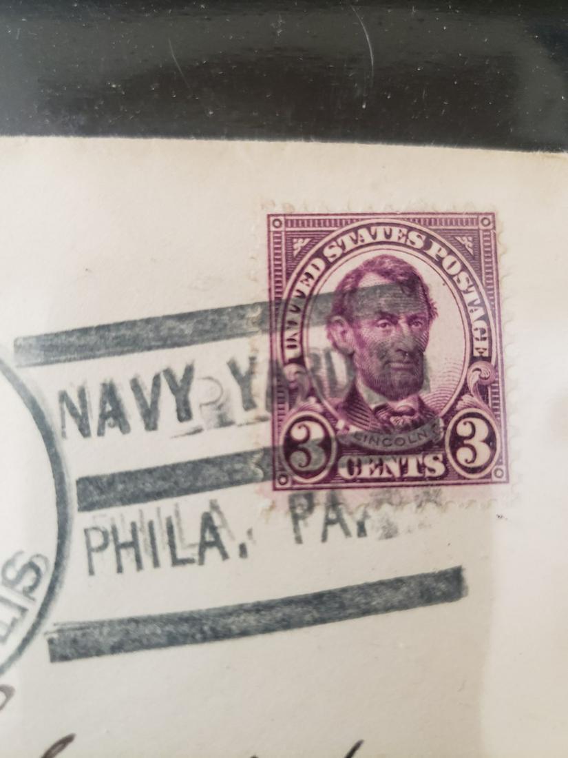 Original 1932 letter from U.S.S Indianapolis " First (1 of 1)