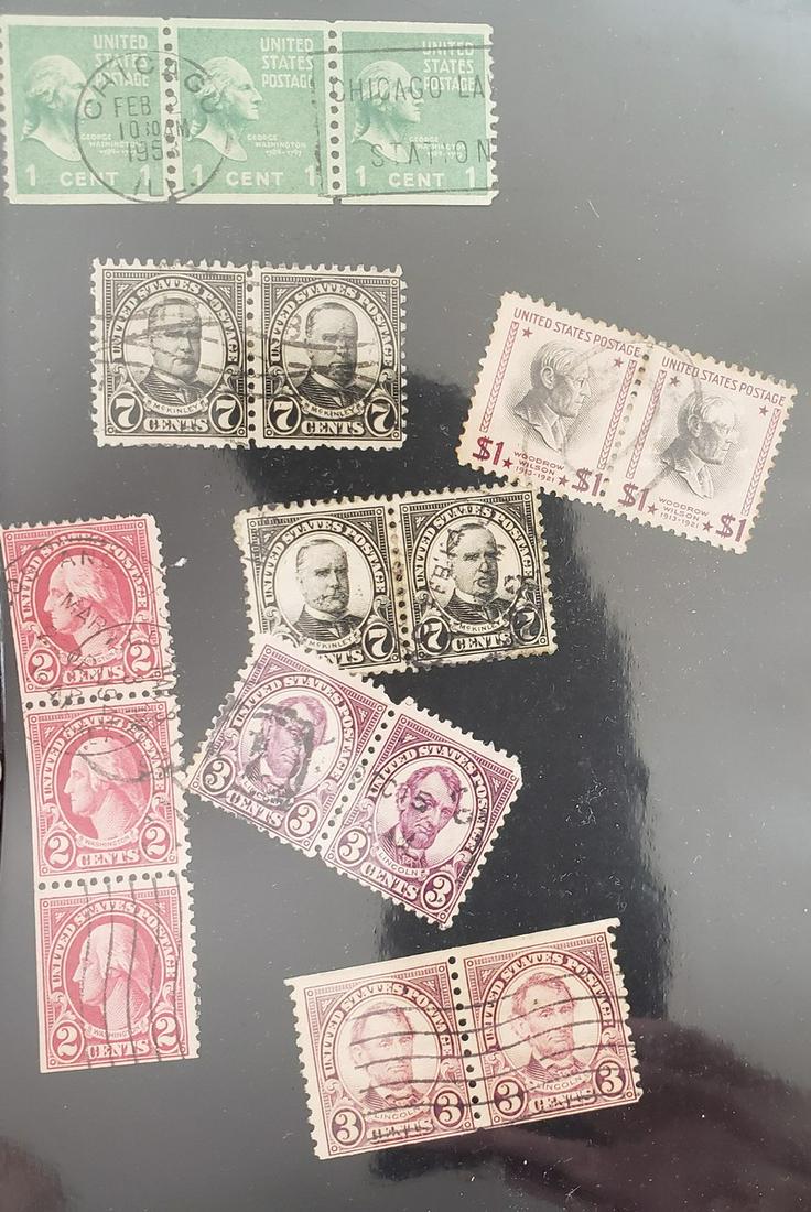 Lot of US Stamps - McKinley 7 cent stamps, Washington 2 (1 of 1)