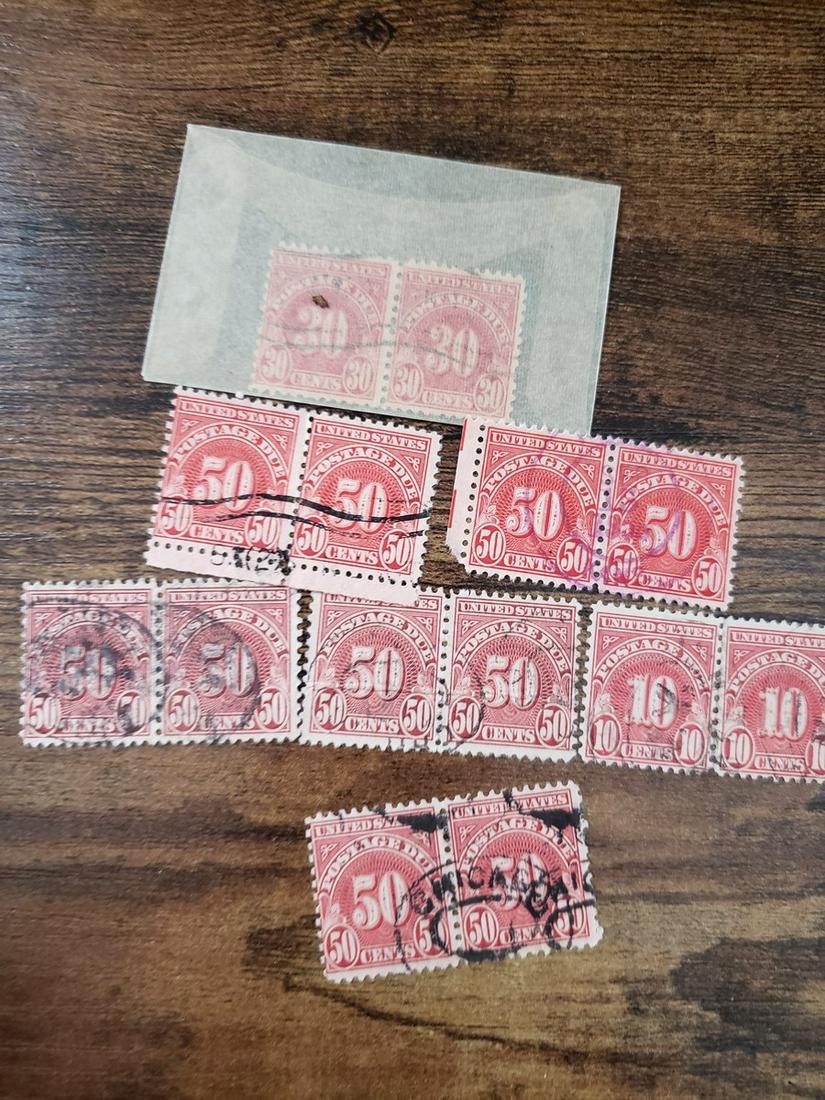 1930s US Postage Due stamps (1 of 1)