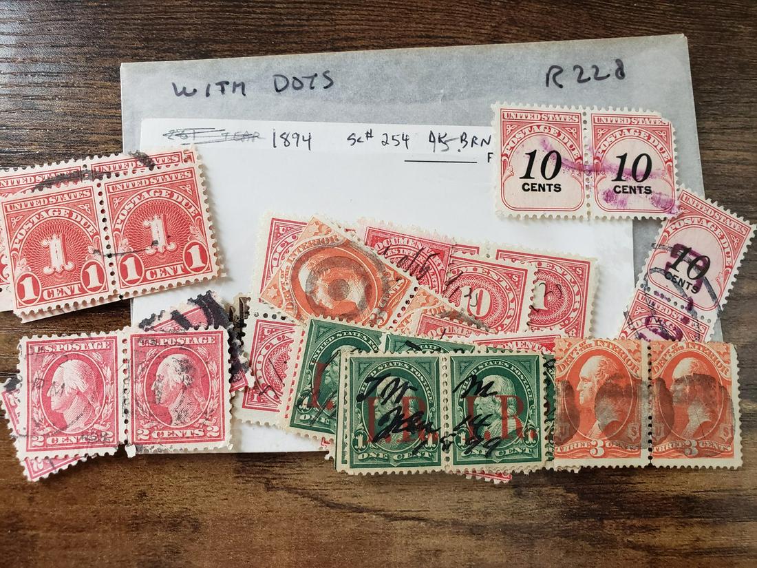 Lot of US Stamps - Washington 3 cent red stamp and more (1 of 1)