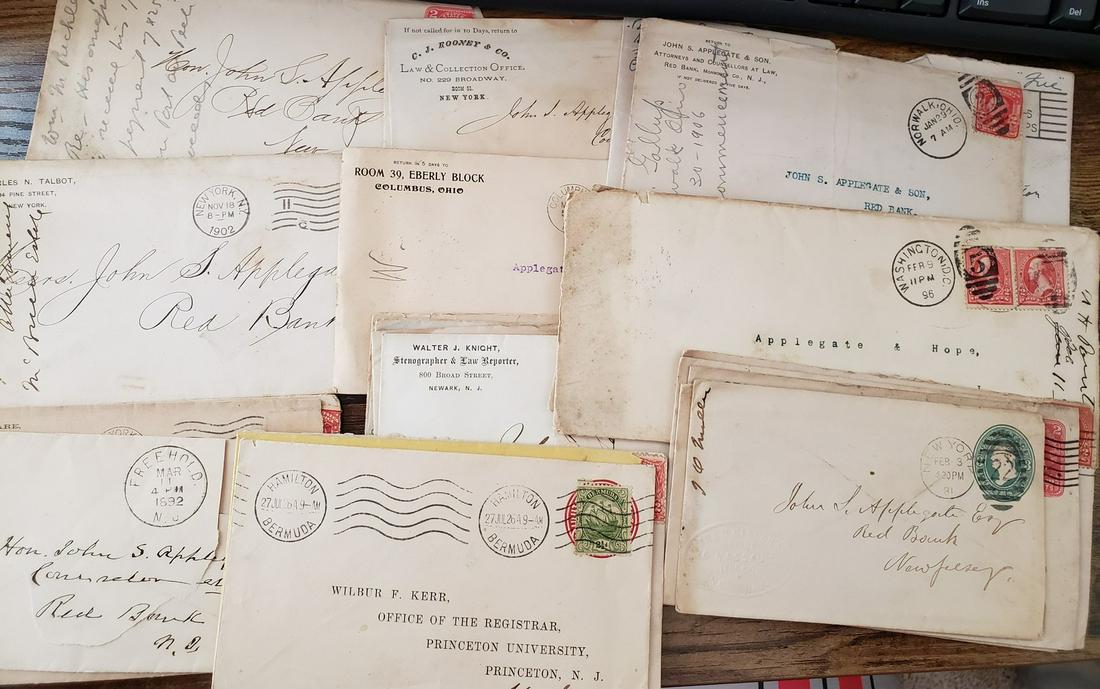 Large lot of envelopes  with stamps - red Washington 2 (1 of 1)